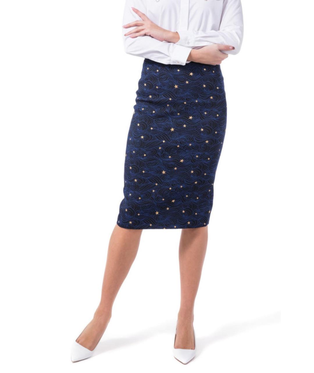 ESCADA Синий вискозный костюм с юбками, фото 5