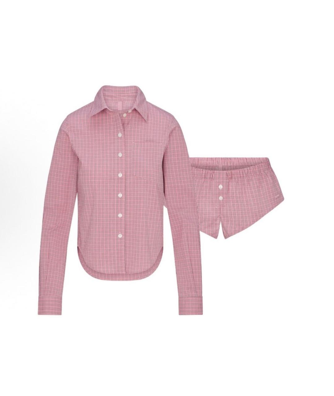 SKIMS Розовая пижама, фото 3