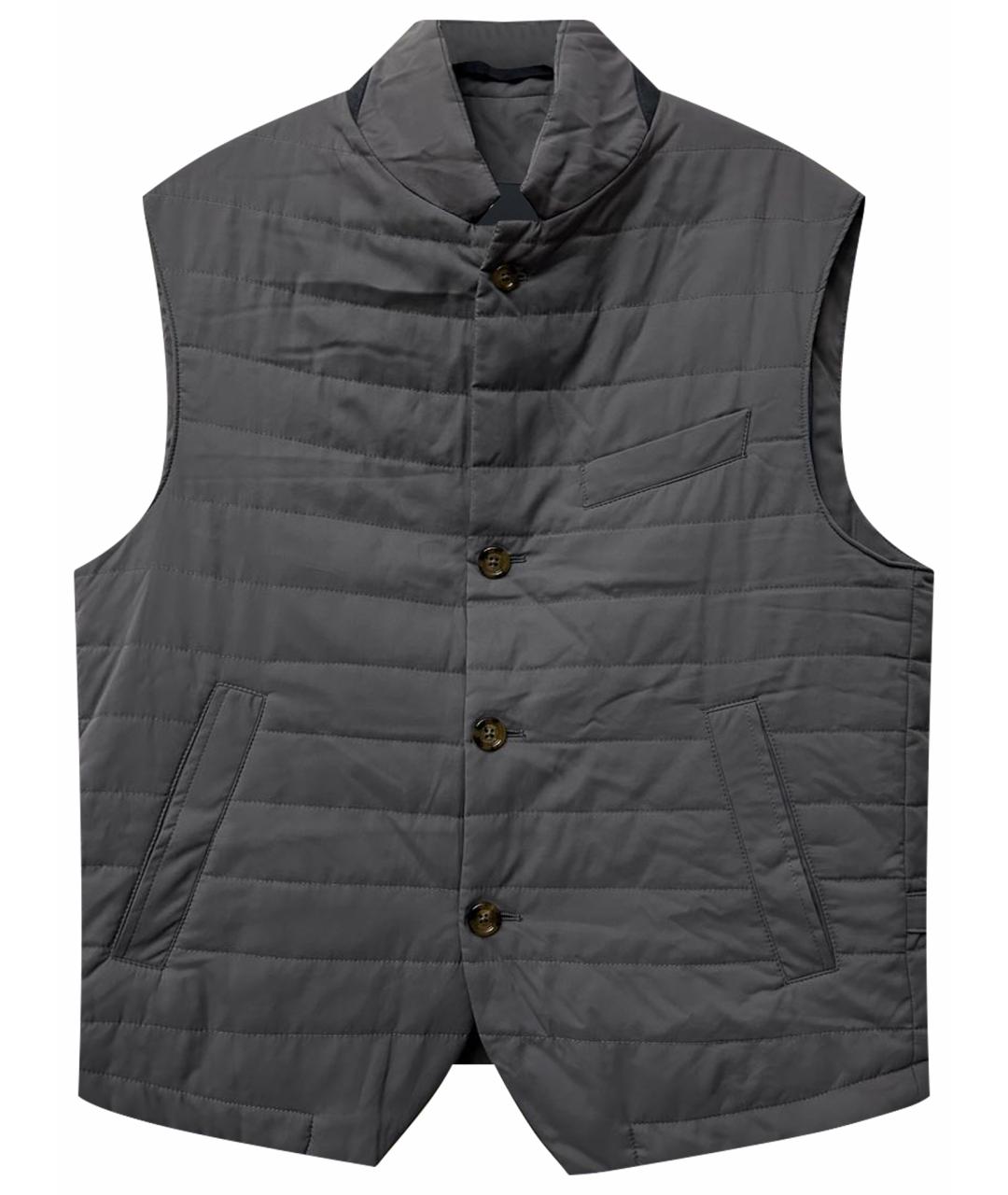 ELEVENTY Серый полиамидовый жилет, фото 1