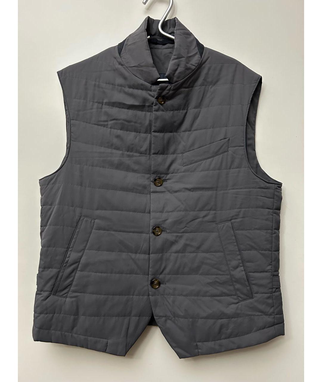 ELEVENTY Серый полиамидовый жилет, фото 8