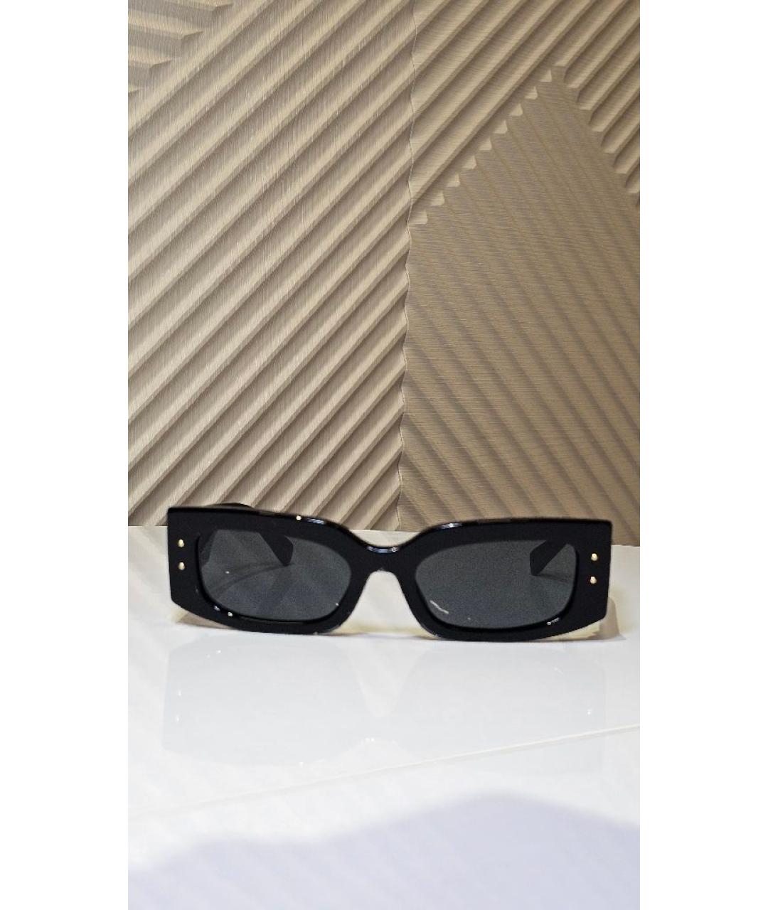 DOLCE&GABBANA Черные пластиковые солнцезащитные очки, фото 6