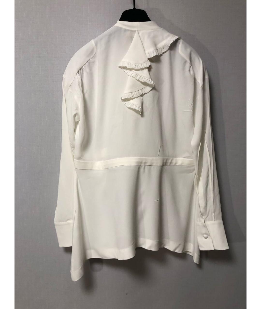 NO. 21 Белая шелковая блузы, фото 2