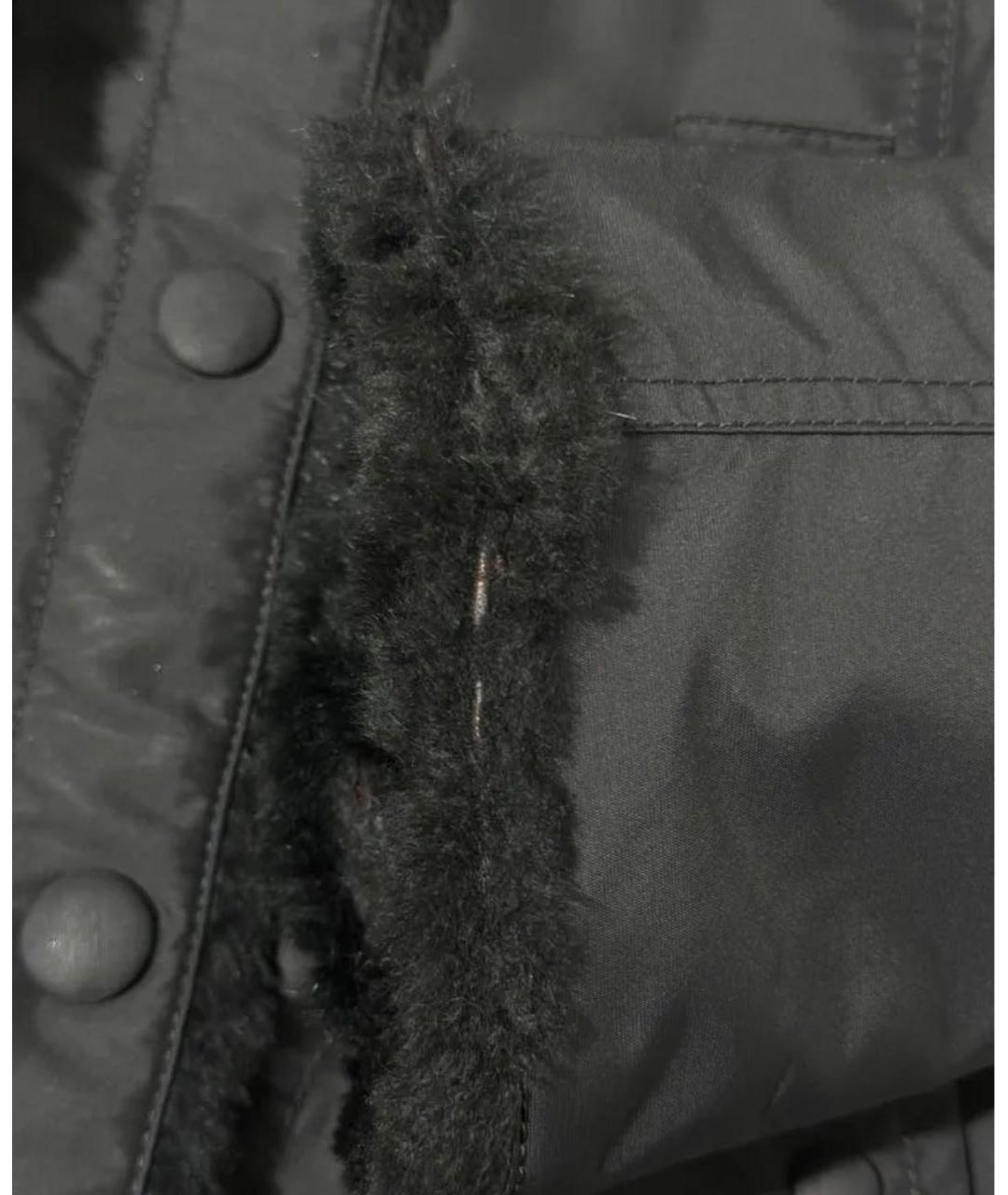 ARMANI COLLEZIONI Черное пальто, фото 7