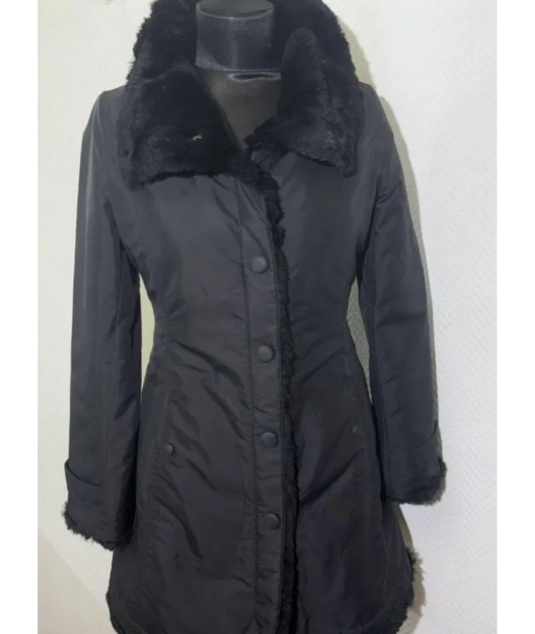 ARMANI COLLEZIONI Черное пальто, фото 8