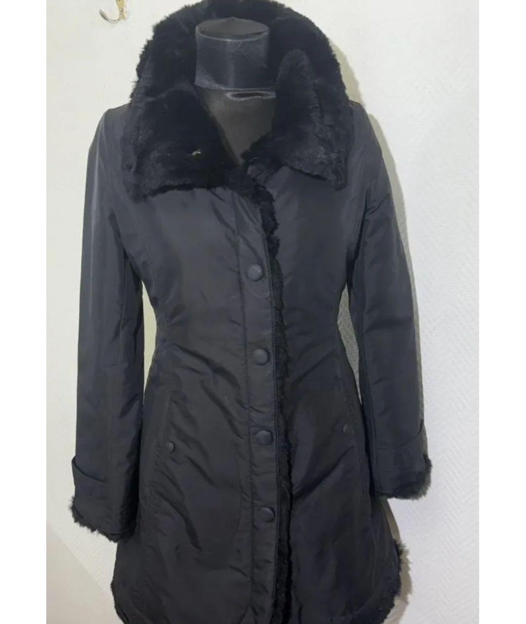 ARMANI COLLEZIONI Черное пальто, фото 3