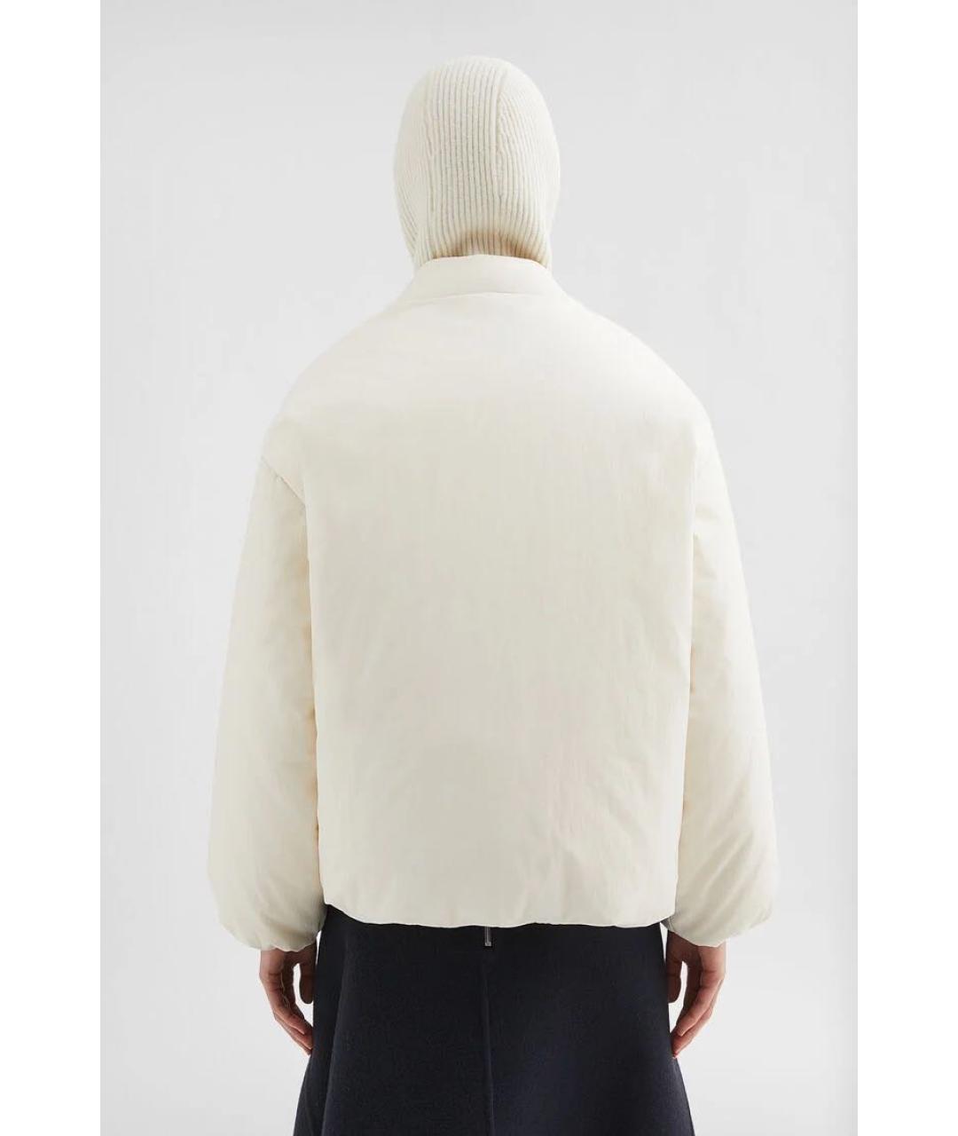 JIL SANDER Бежевая хлопковая куртка, фото 5