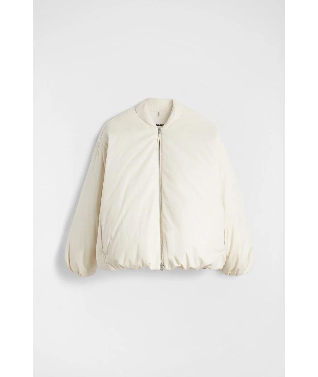 JIL SANDER Бежевая хлопковая куртка, фото 6