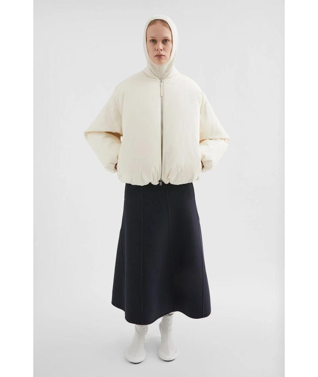 JIL SANDER Бежевая хлопковая куртка, фото 3