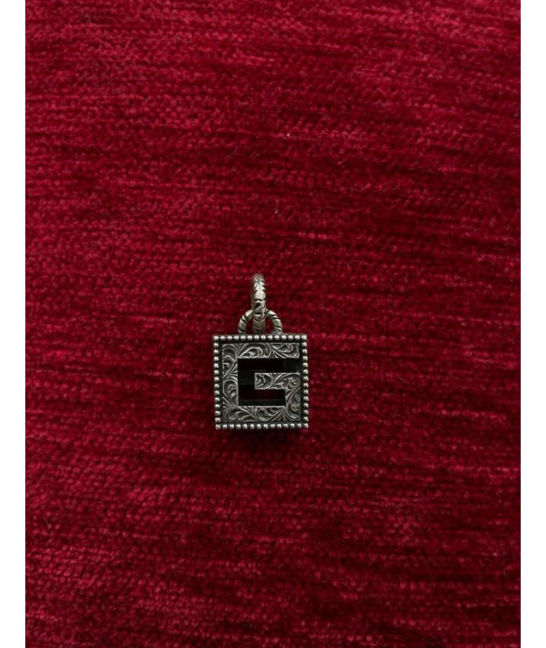 GUCCI Серебрянный серебряный кулон, фото 6