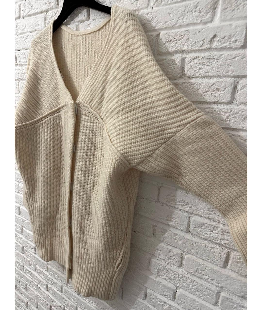 ERMANNO SCERVINO Белый шерстяной джемпер / свитер, фото 4