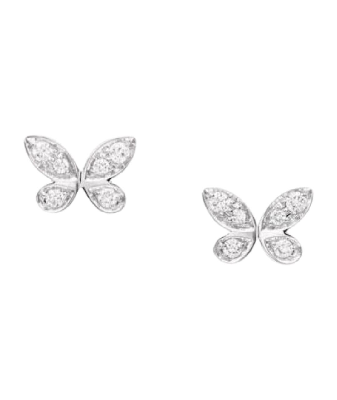 GRAFF Серебряные серьги из белого золота, фото 1