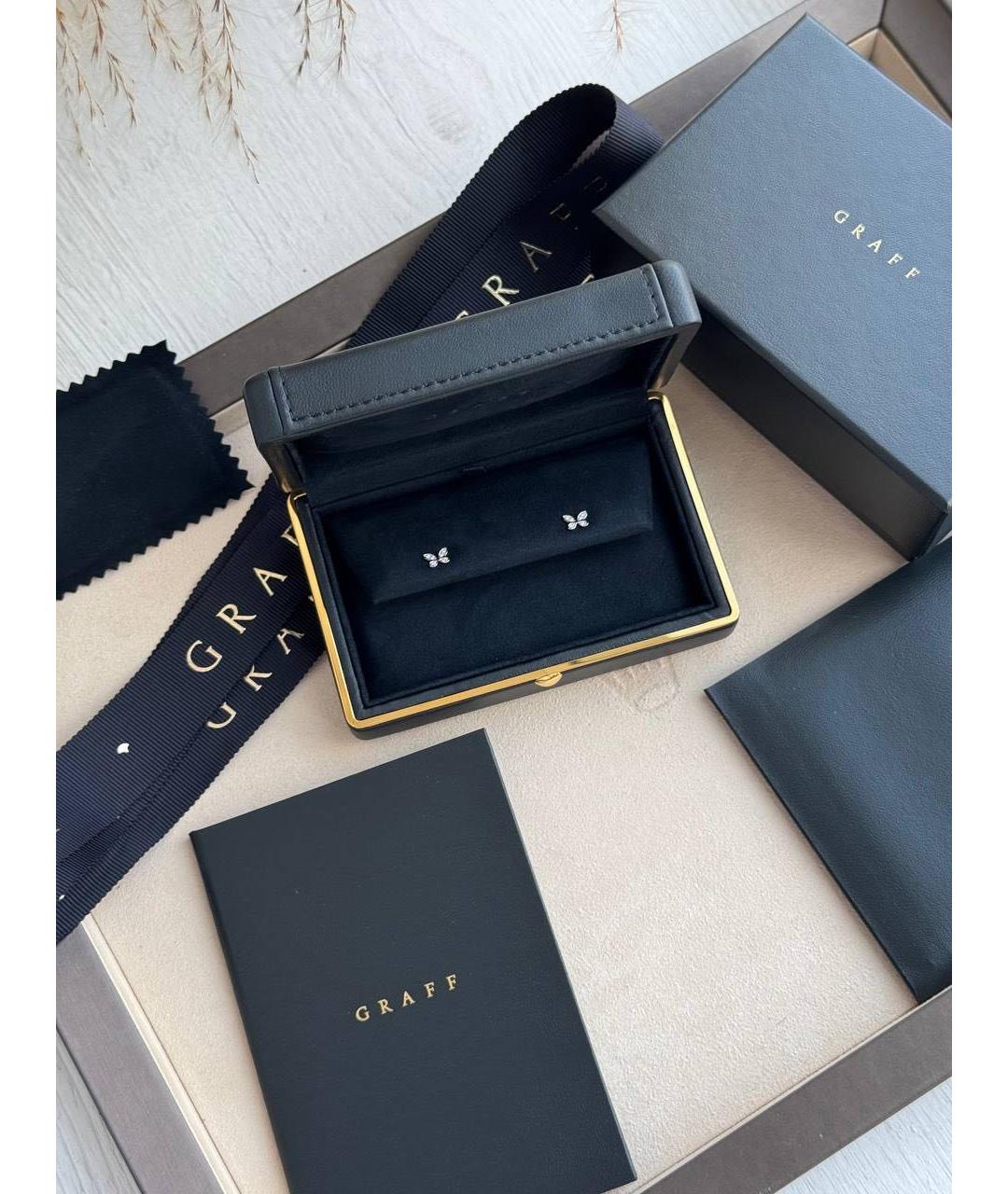 GRAFF Серебряные серьги из белого золота, фото 3