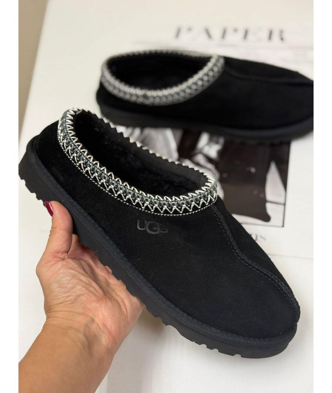 UGG AUSTRALIA Черные замшевые ботинки, фото 3