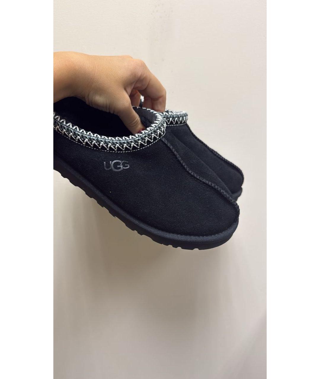 UGG AUSTRALIA Черные замшевые ботинки, фото 7