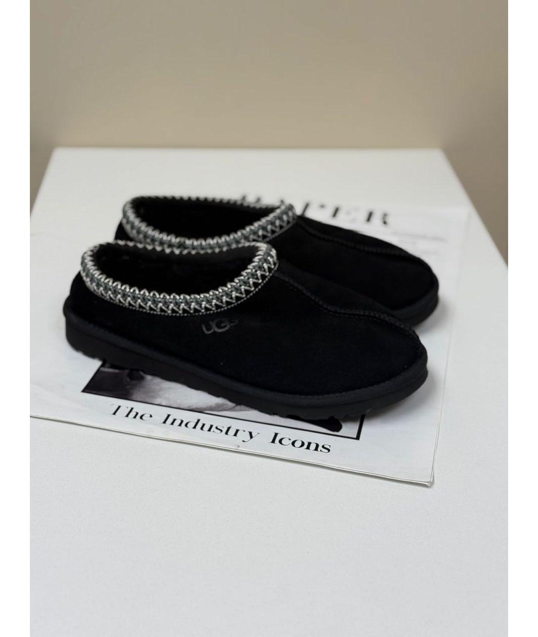 UGG AUSTRALIA Черные замшевые ботинки, фото 8