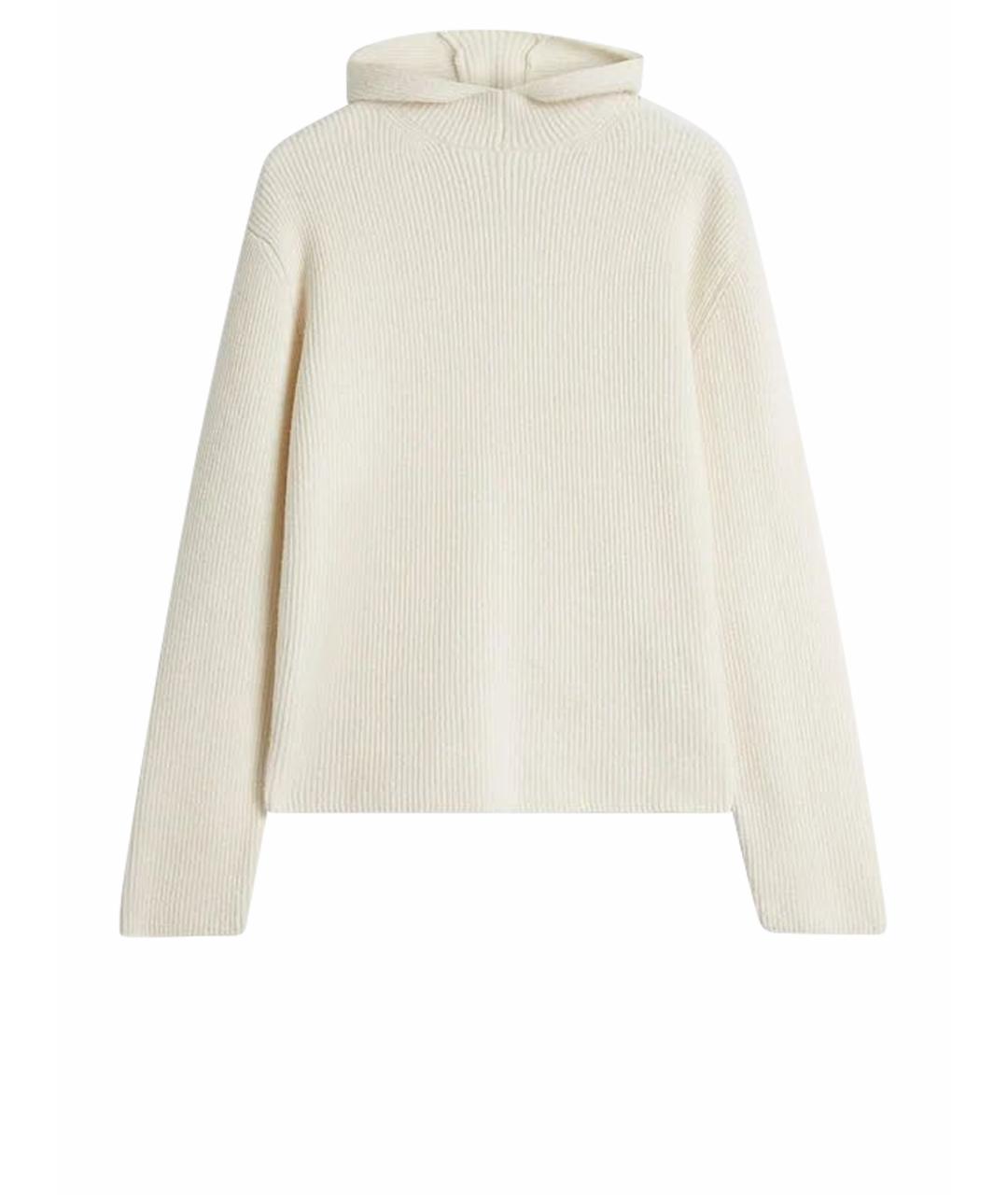 JIL SANDER Бежевый шерстяной джемпер / свитер, фото 1