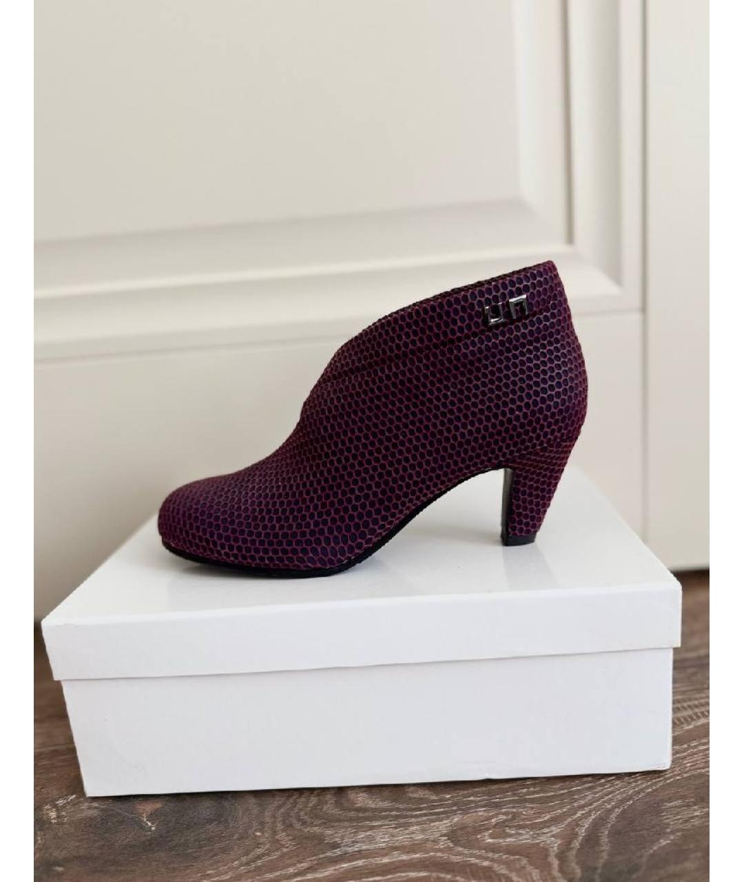 UNITED NUDE Бордовые ботильоны, фото 6