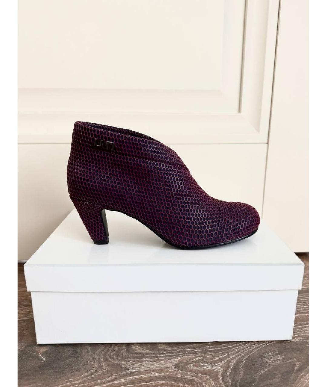 UNITED NUDE Бордовые ботильоны, фото 7