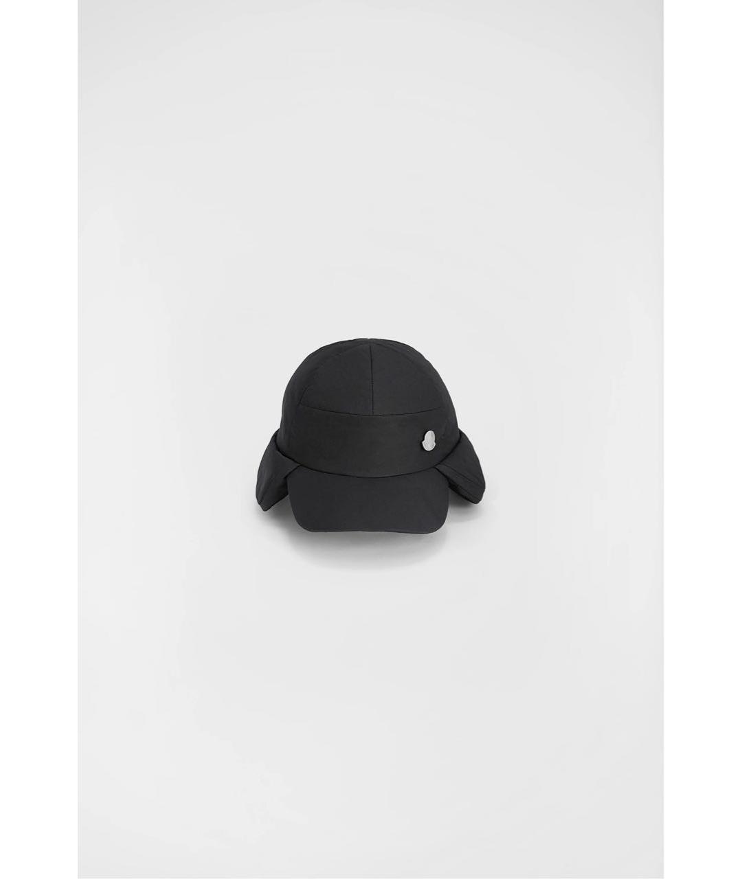 JIL SANDER Черная хлопковая кепка, фото 4