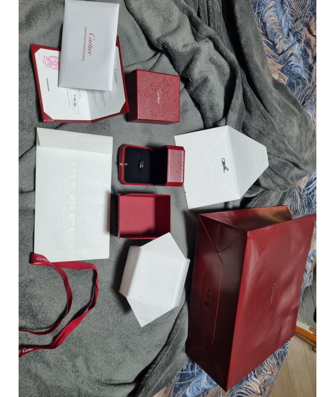 CARTIER Серебряное кольцо из белого золота, фото 7