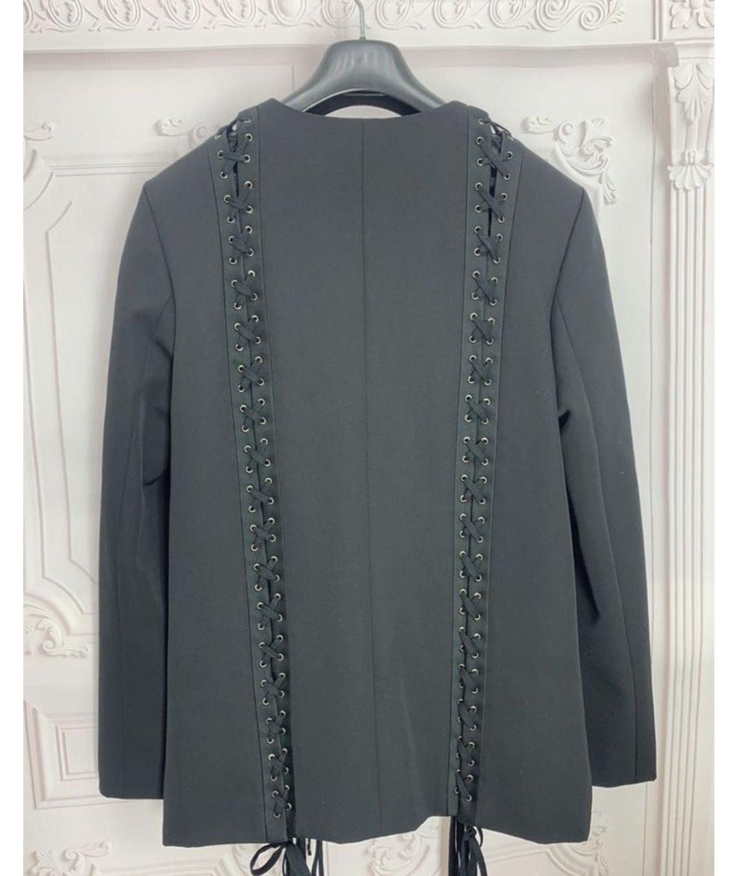 DOLCE&GABBANA Черный шерстяной жакет/пиджак, фото 2