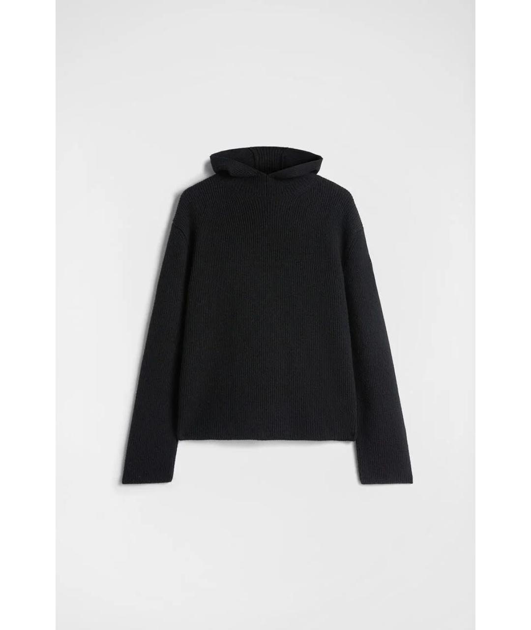 JIL SANDER Черный шерстяной джемпер / свитер, фото 6