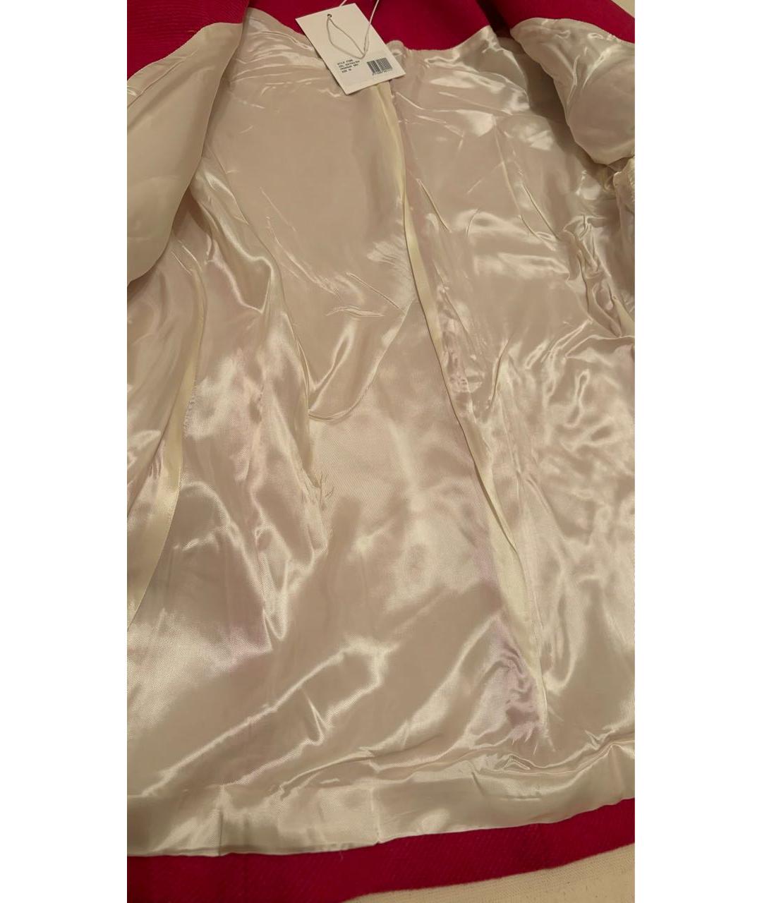 GANNI Фуксия шерстяной жакет/пиджак, фото 8