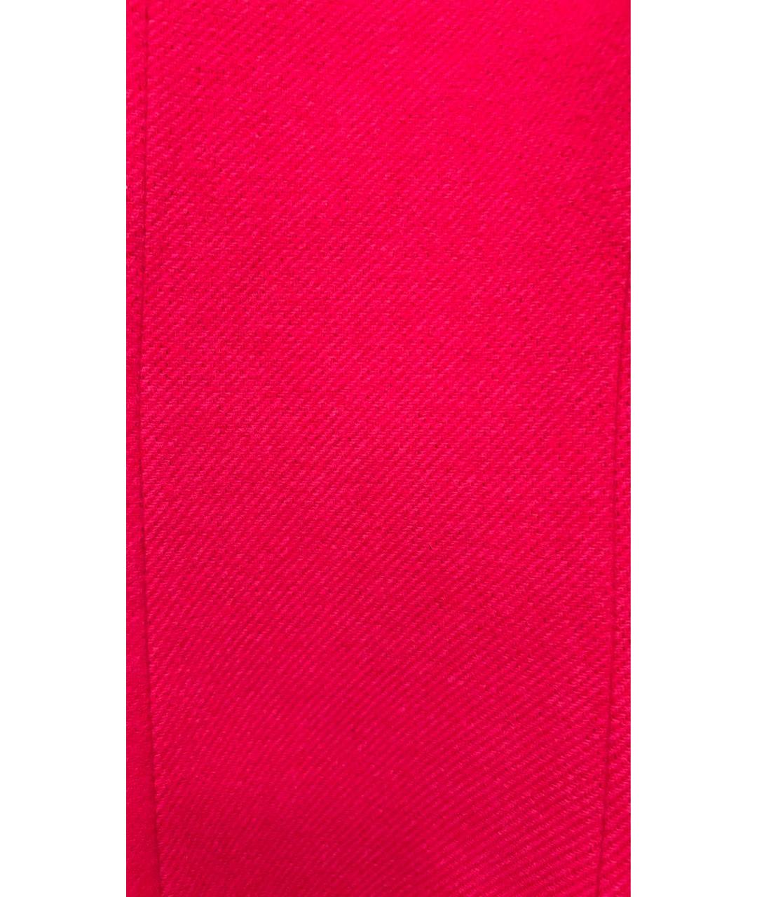 GANNI Фуксия шерстяной жакет/пиджак, фото 4