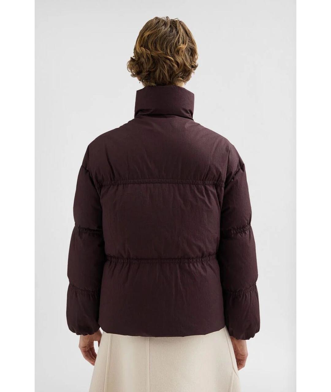 JIL SANDER Коричневая хлопковая куртка, фото 4