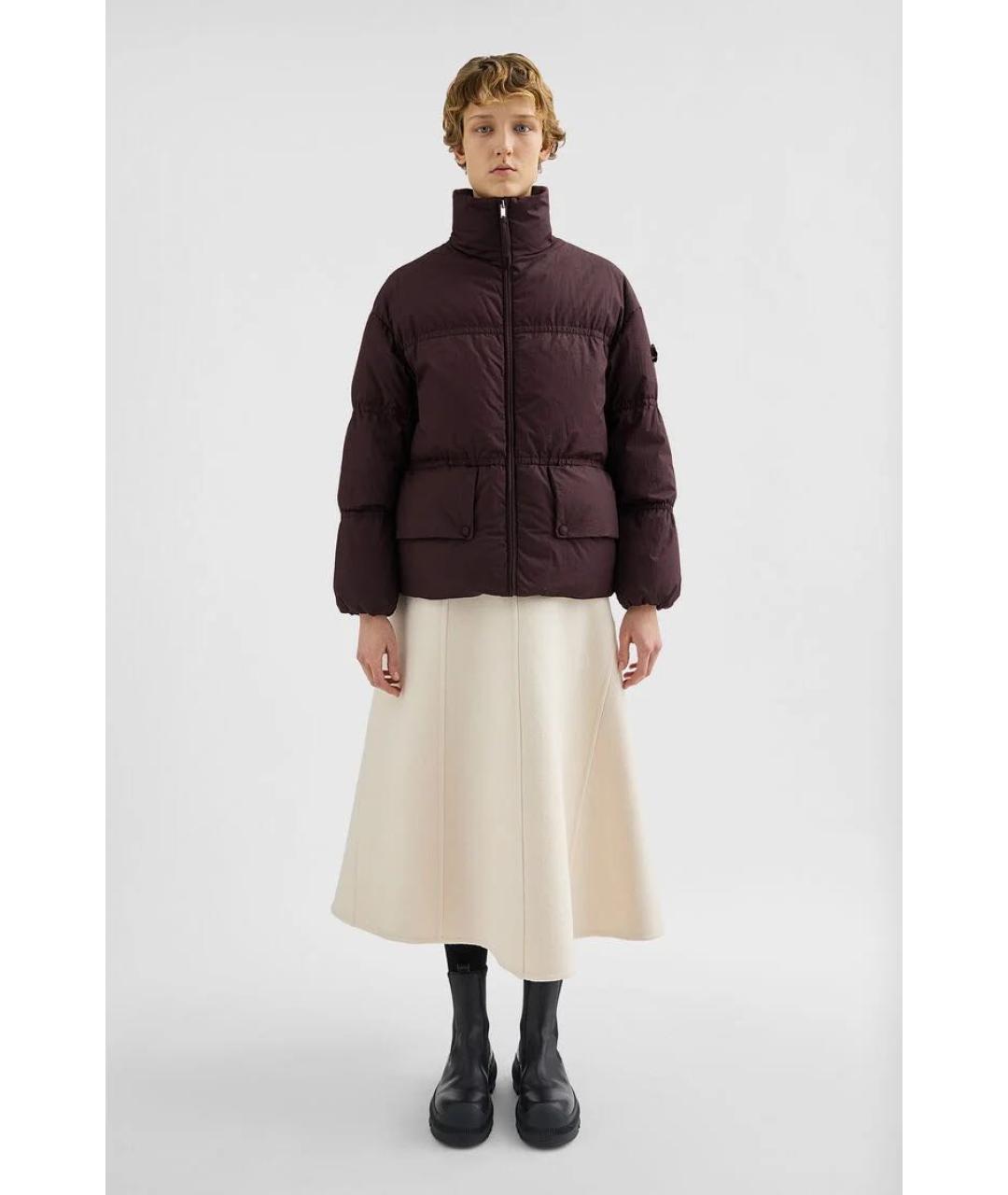 JIL SANDER Коричневая хлопковая куртка, фото 3