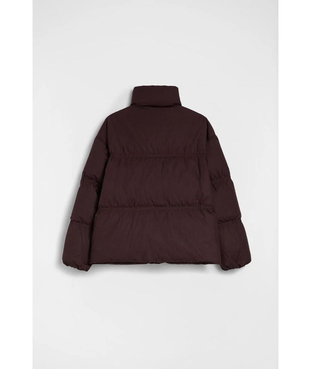 JIL SANDER Коричневая хлопковая куртка, фото 2