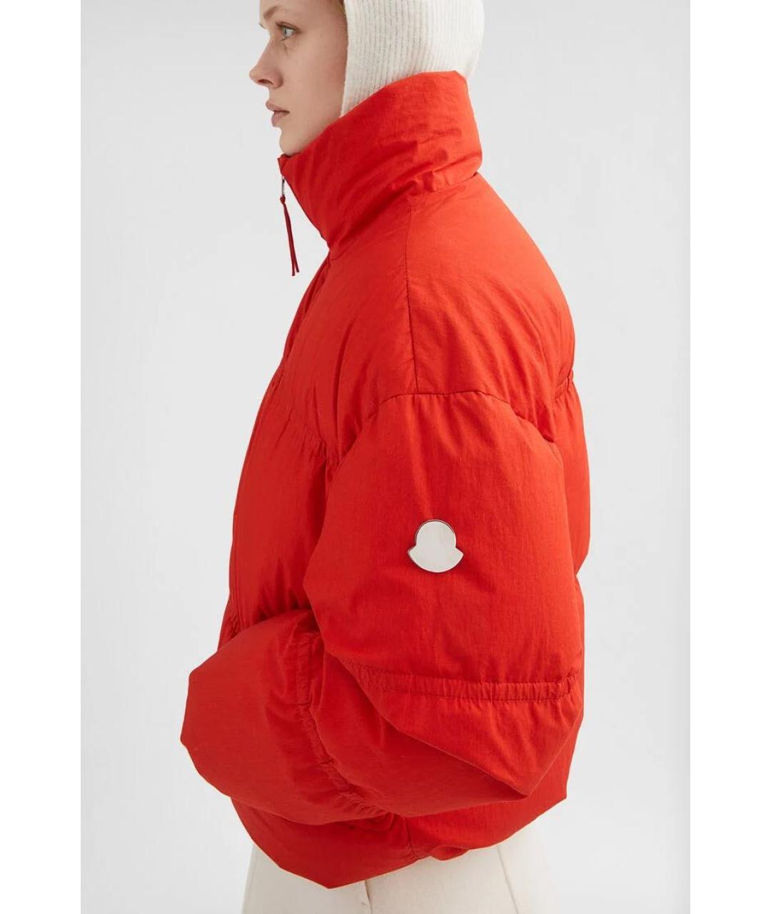 JIL SANDER Красная хлопковая куртка, фото 6