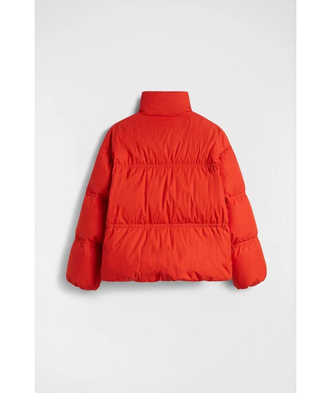 JIL SANDER Красная хлопковая куртка, фото 2