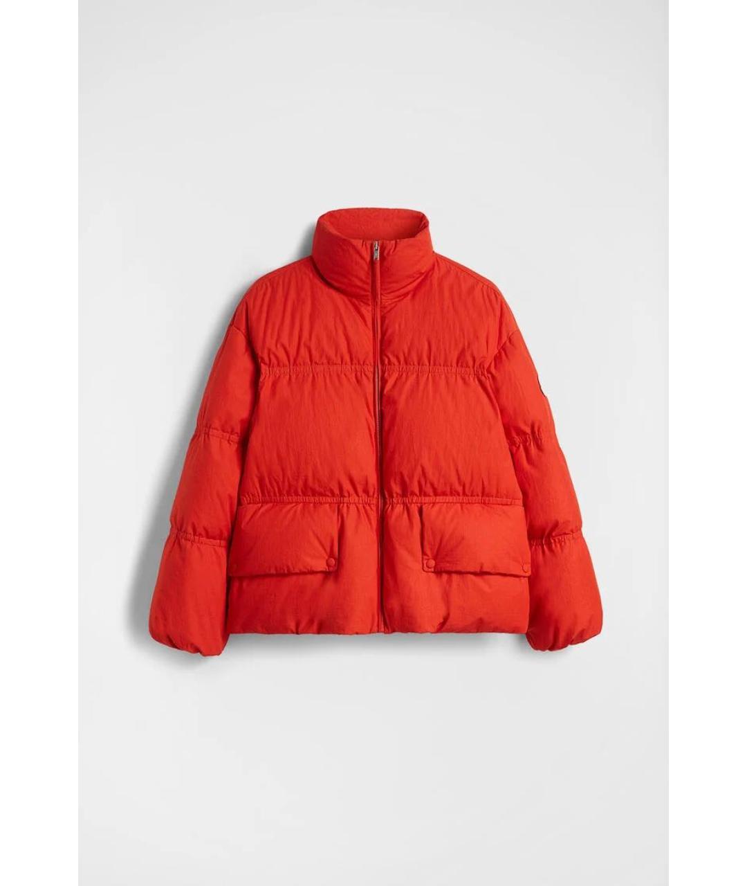 JIL SANDER Красная хлопковая куртка, фото 7