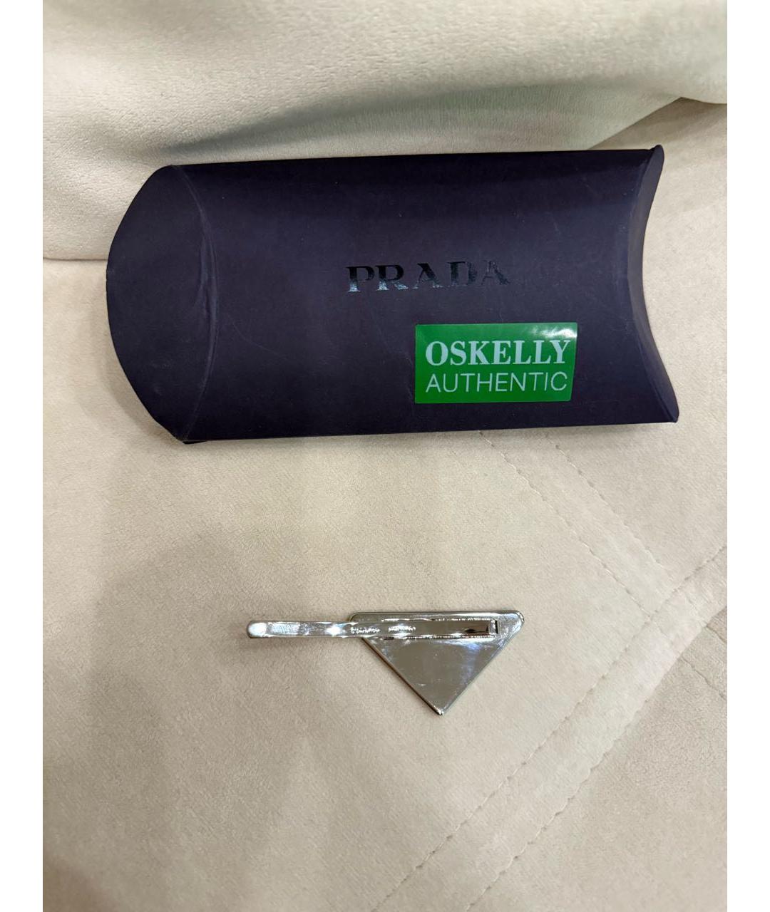 PRADA Черная заколка, фото 2