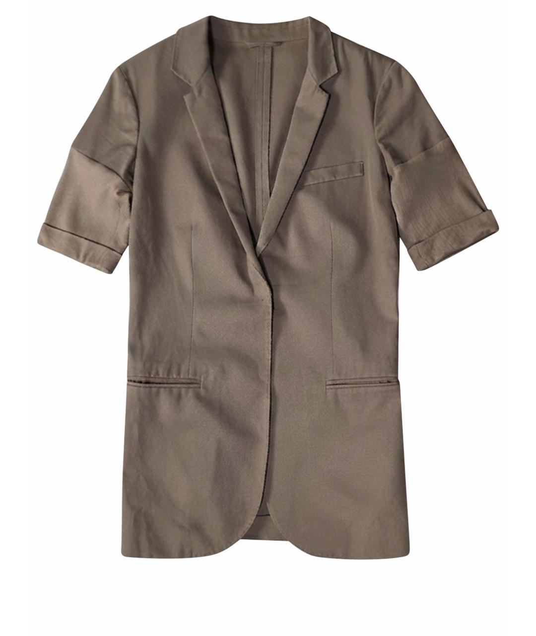 BRUNELLO CUCINELLI Бежевый хлопковый жилет, фото 1