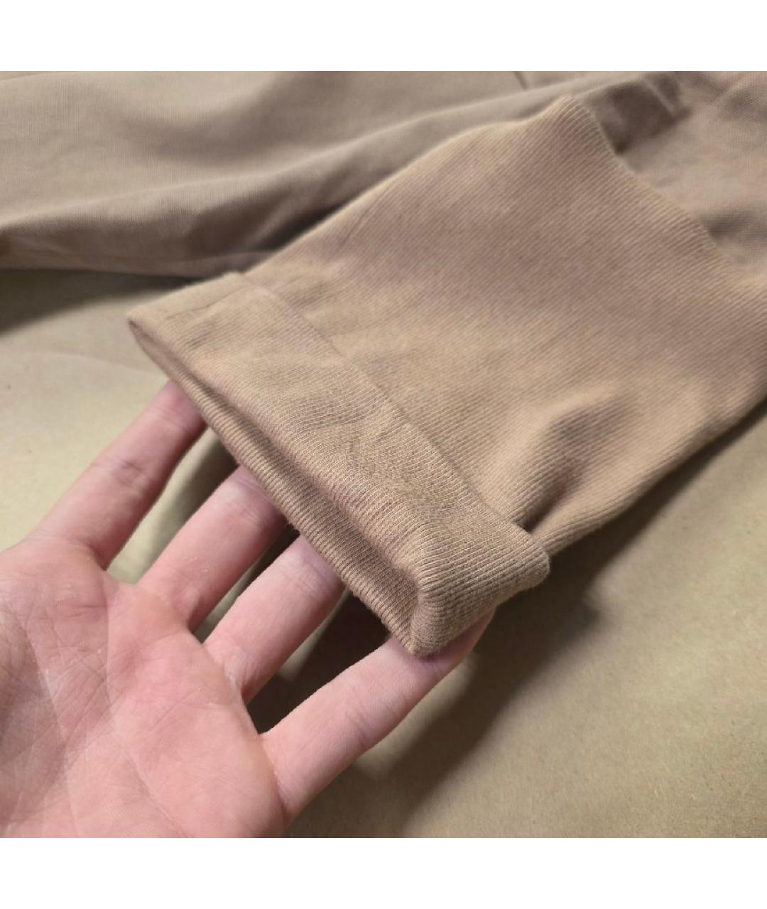 BRUNELLO CUCINELLI Бежевый хлопковый жилет, фото 3