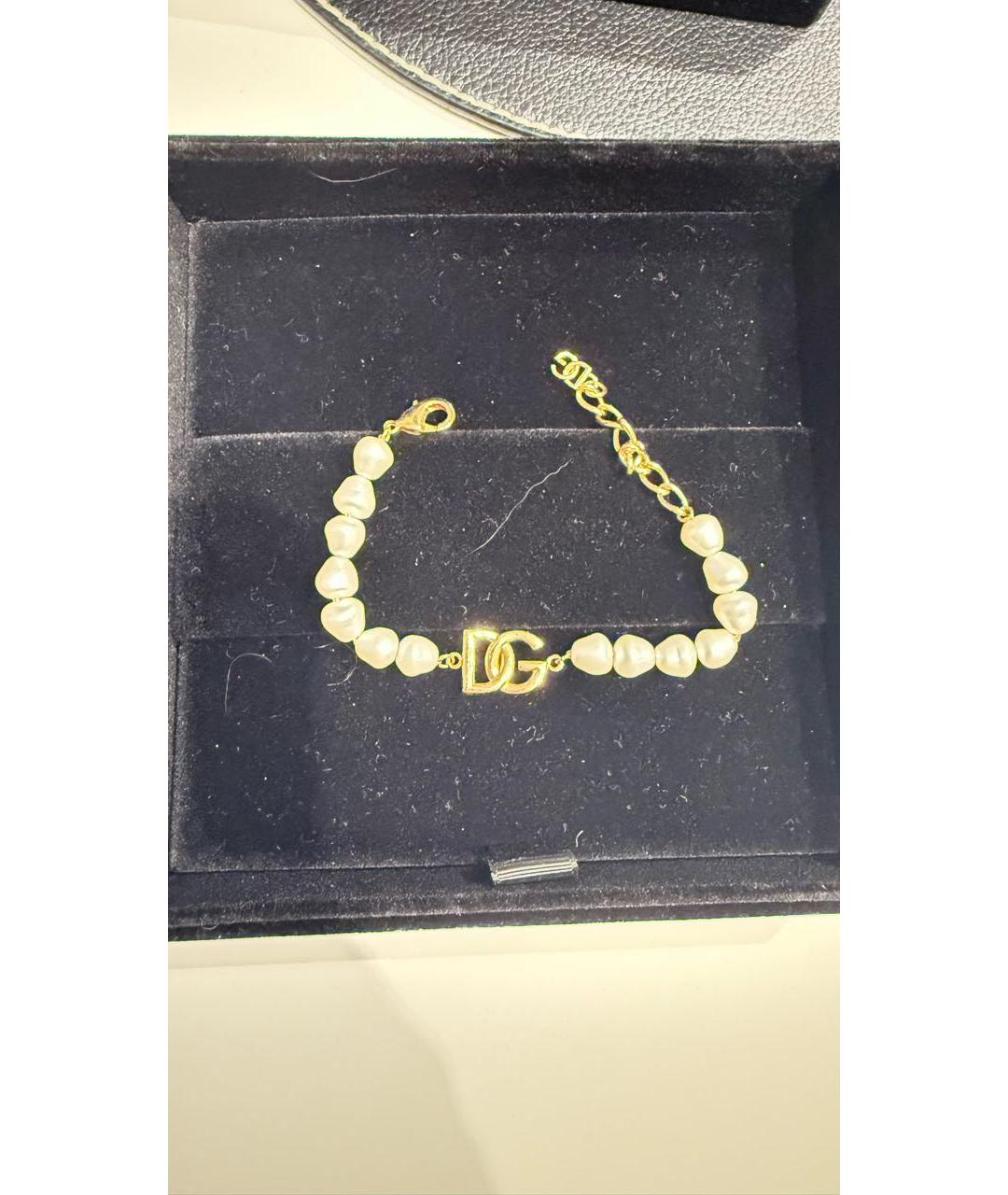 DOLCE&GABBANA Белый жемчужный комплект, фото 2