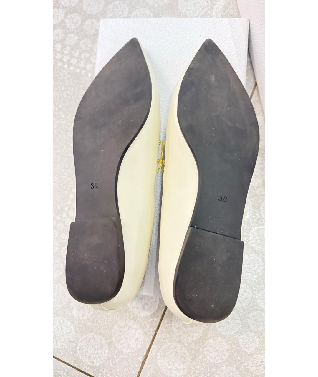 Age Of Innocence Белые кожаные балетки, фото 3