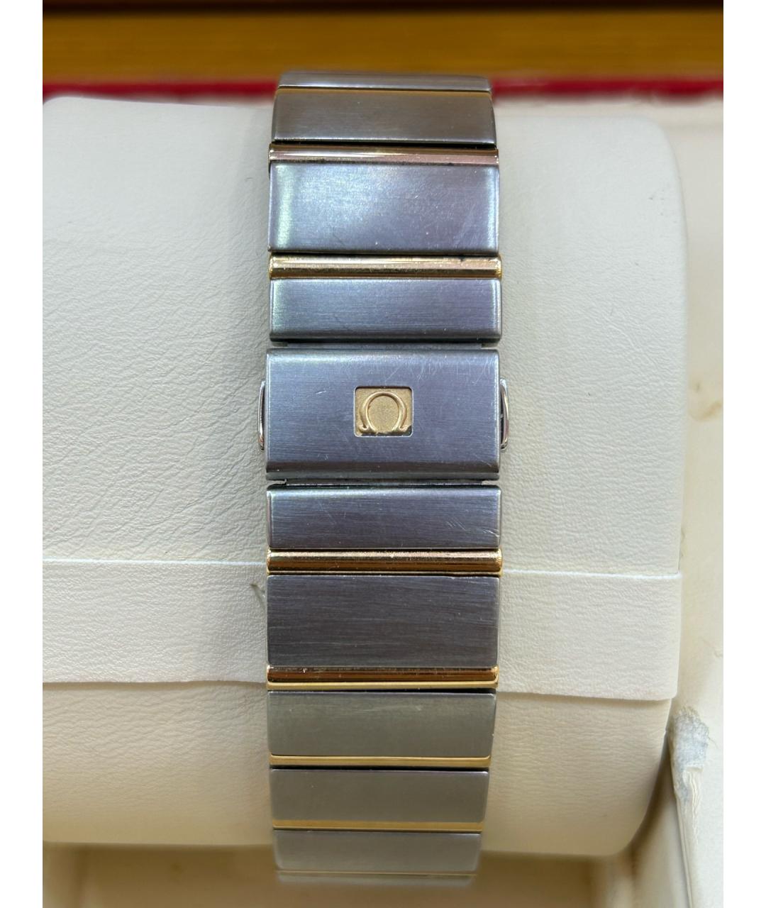 OMEGA Голубые стальные часы, фото 4