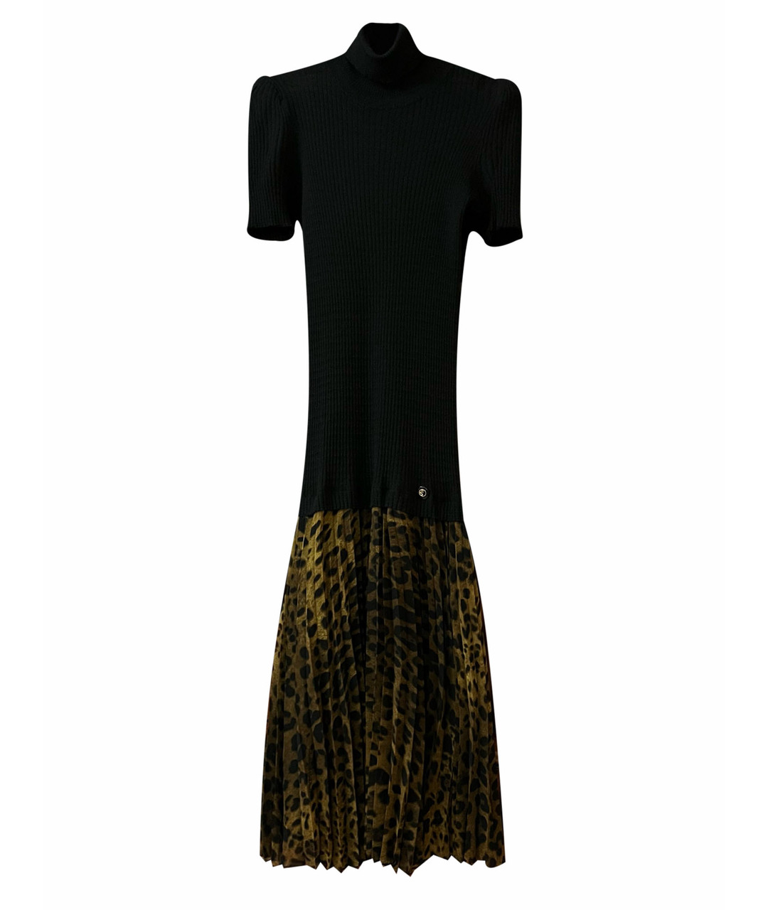 CAVALLI CLASS Черное полиамидовое повседневное платье, фото 1