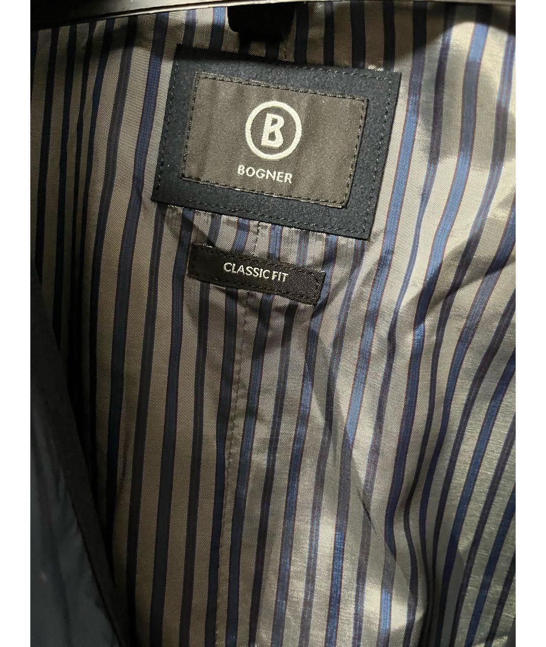 BOGNER Темно-синяя полиэстеровая куртка, фото 3