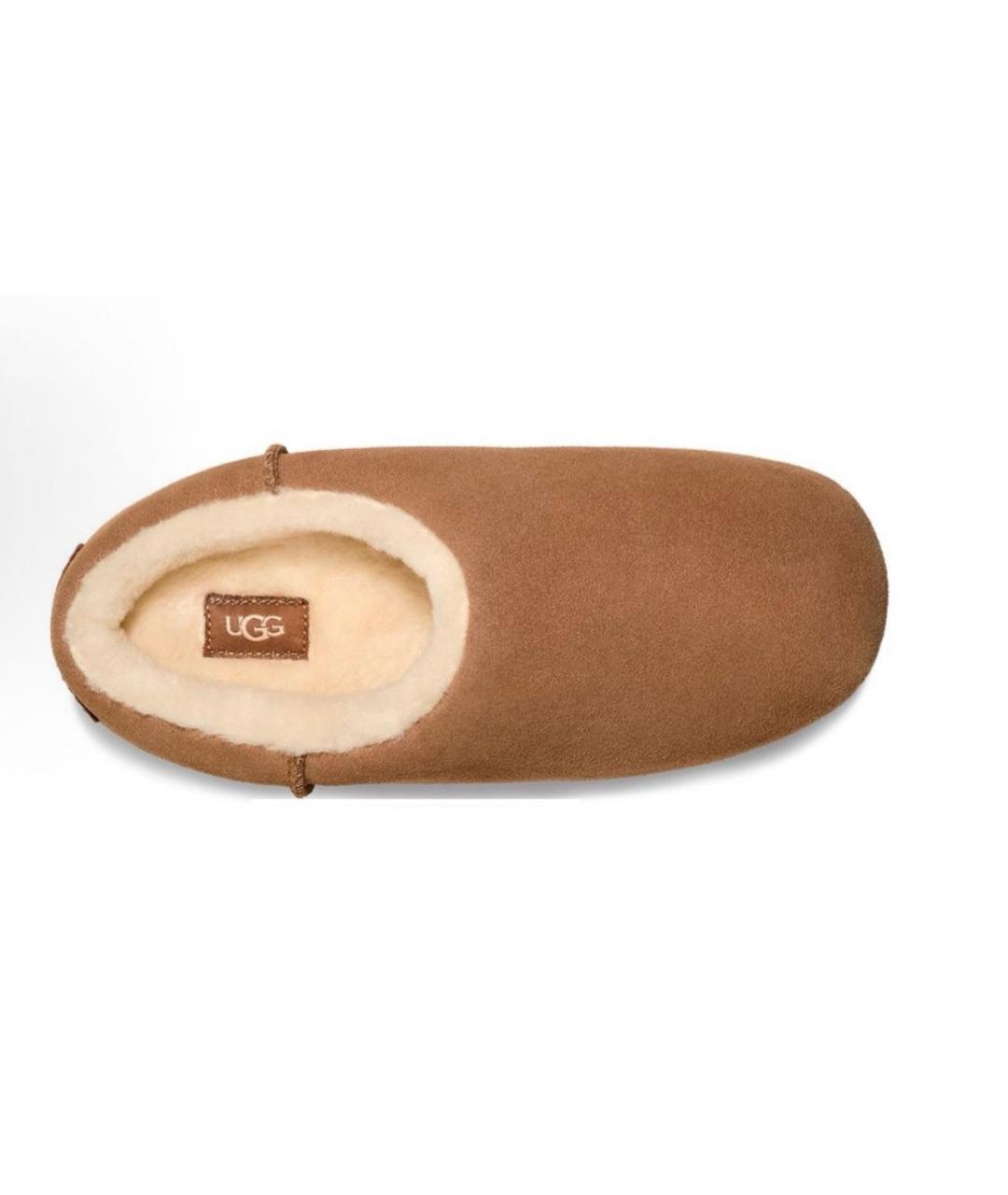 UGG AUSTRALIA Коричневые замшевые сабо, фото 3