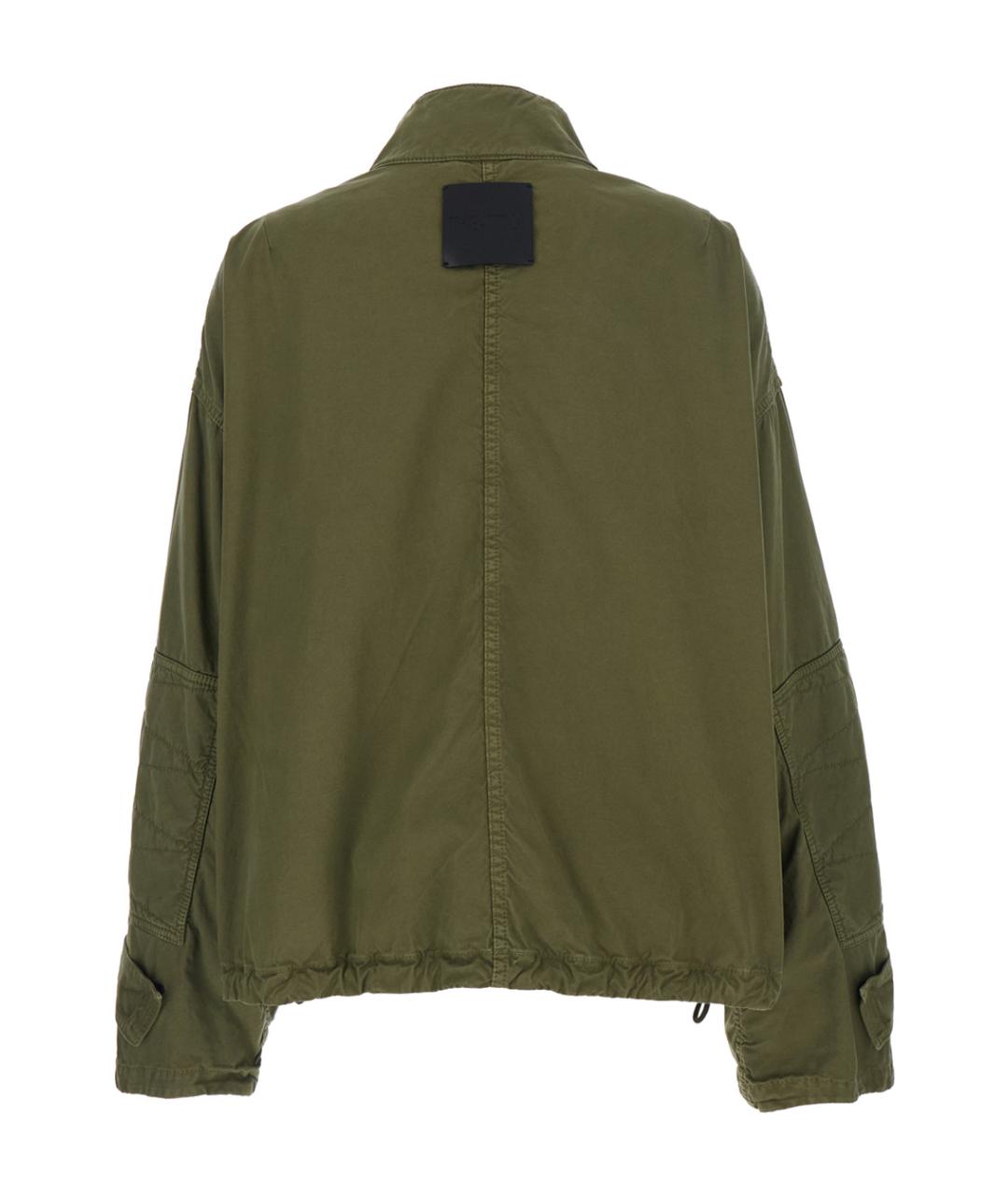 THE ATTICO Зеленая хлопковая куртка, фото 2