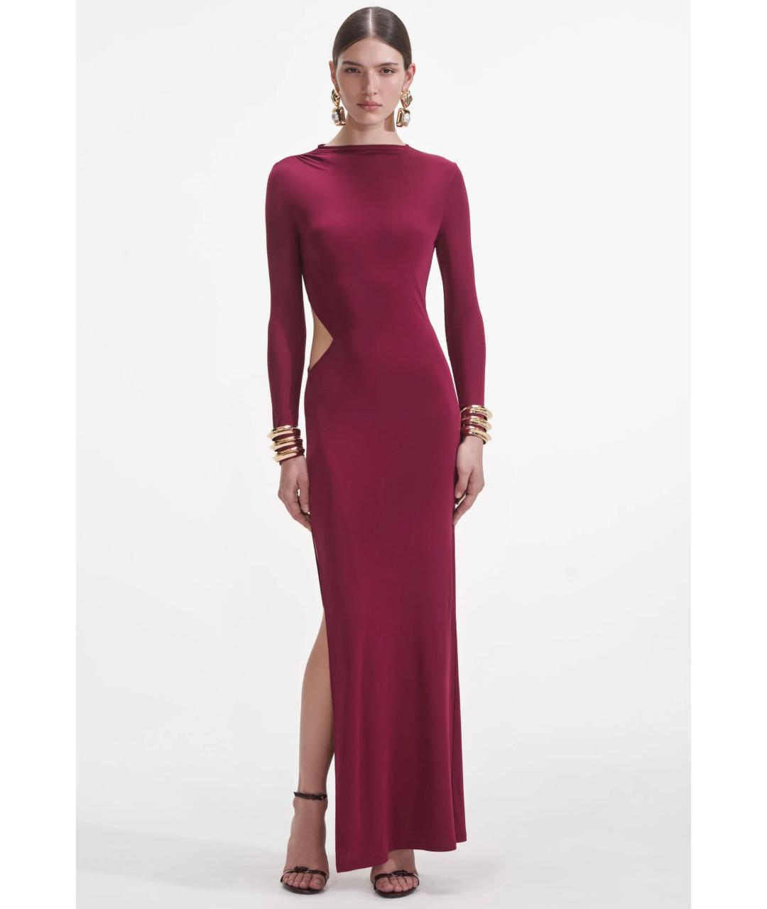 SELF-PORTRAIT Бордовое коктейльное платье, фото 2