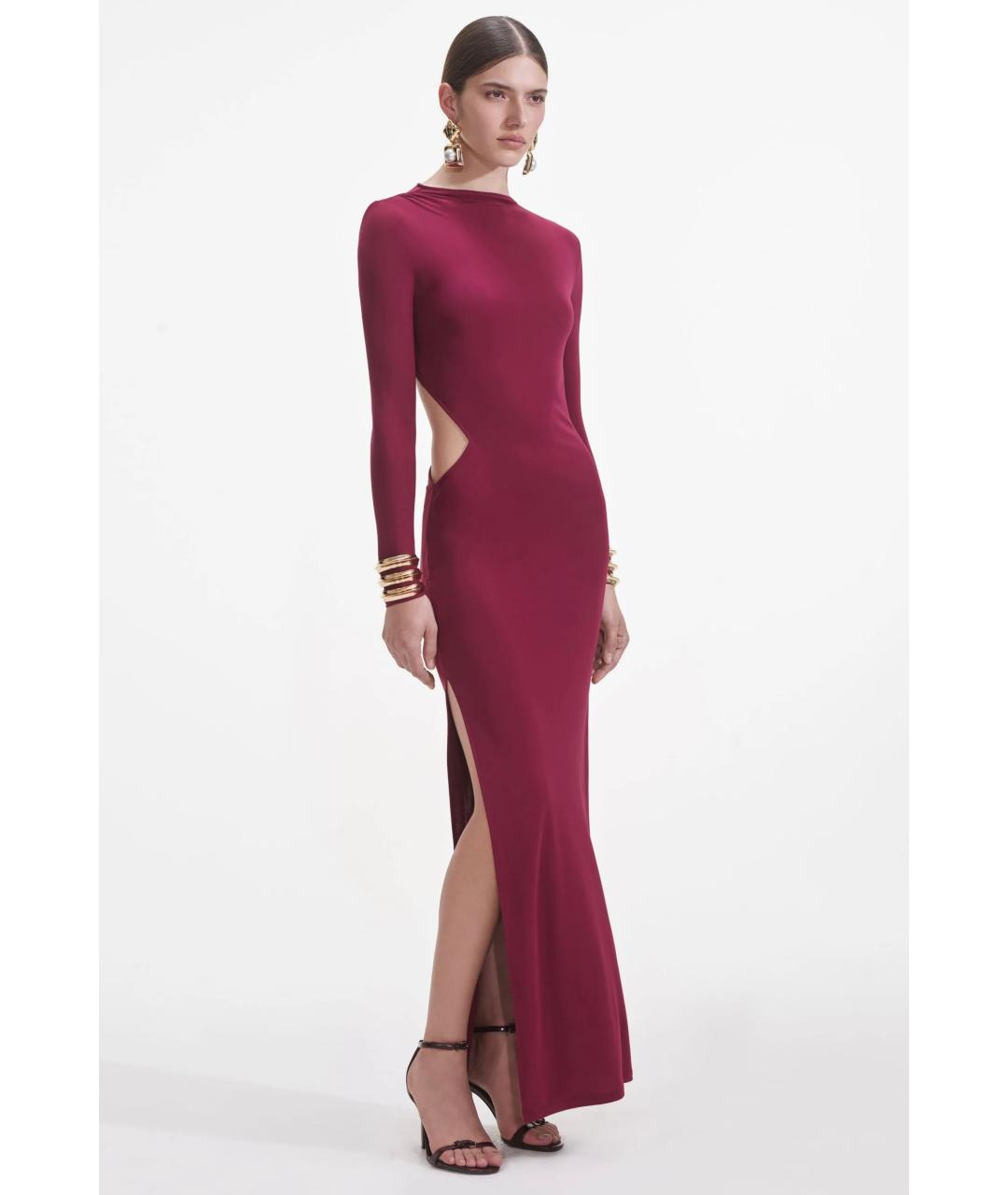 SELF-PORTRAIT Бордовое коктейльное платье, фото 3