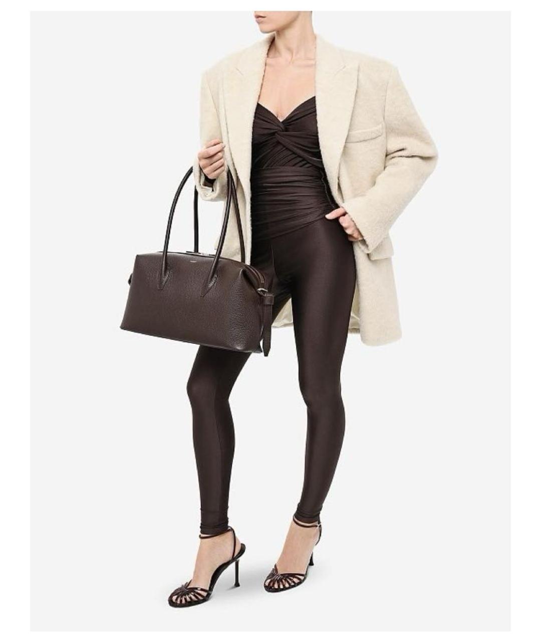 THE ANDAMANE Бежевое шерстяное пальто, фото 3