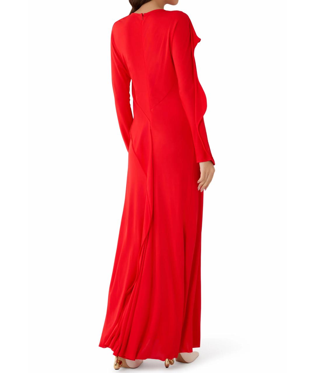 VICTORIA BECKHAM Красное коктейльное платье, фото 4