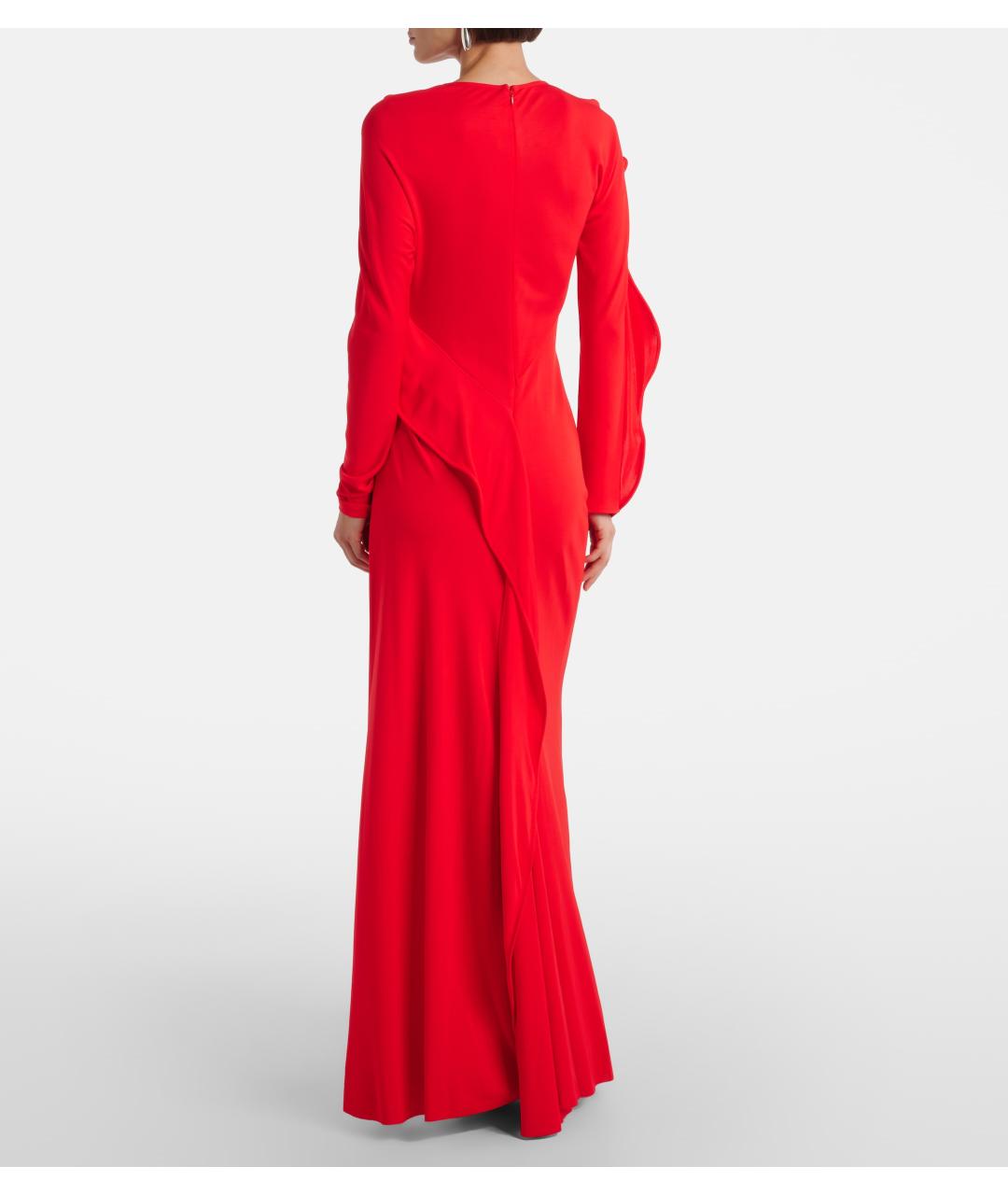 VICTORIA BECKHAM Красное коктейльное платье, фото 6