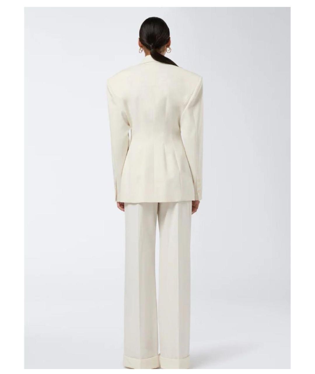 THE ANDAMANE Бежевый полиэстеровый костюм с брюками, фото 4